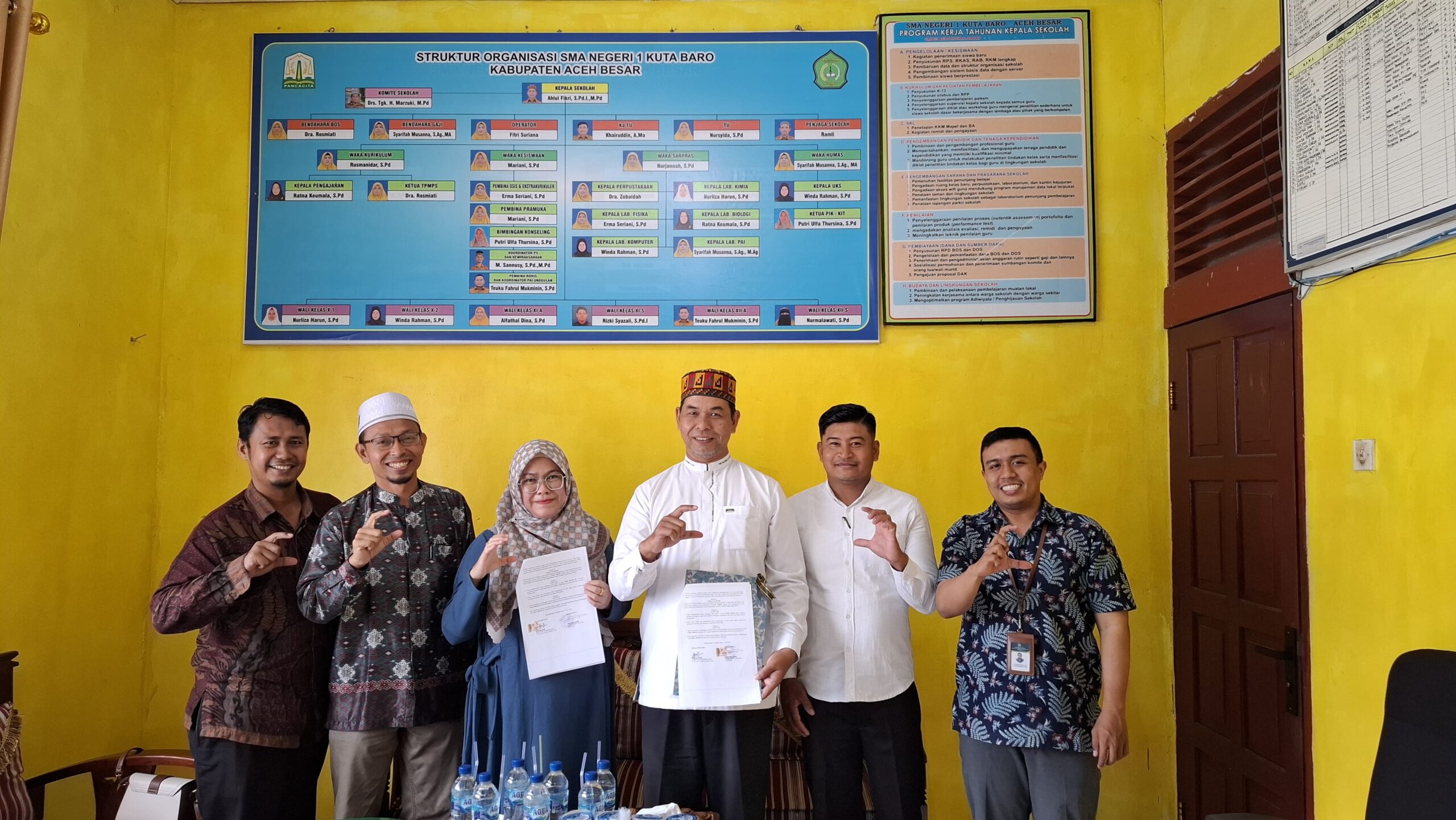 Prodi Pendidikan Kimia FTK UIN Ar-Raniry Jalin Kerjasama Dengan SMA Negeri 1 Kuta Baro Aceh Besar